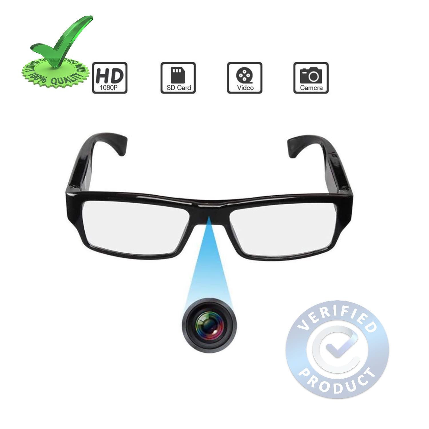 1080p FHD Ultra Slim Invisible Lens Eyewear Goggles Hidden Spy Camera 1080p FHD Ultra Slim Invisible Lens Eyewear Goggles Hidden Spy Camera